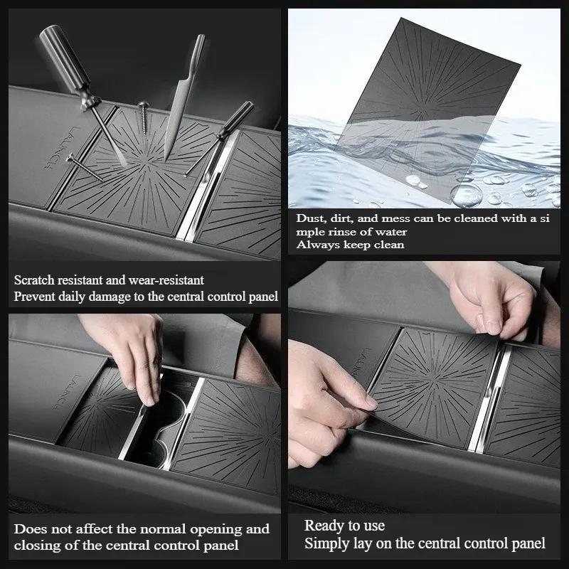 For Tesla Model Y Juniper 2025 Center Console Pad Central Control Armrest Protection Patch New Model 3 Highland Car Accessories