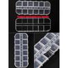12 Grids  Clear Rhinestones Flatback Shiny Crystal Ab Nail Art Gems With Tweezer And Rhinestone Picker Dotting Pen Nail Art Tools For Nails