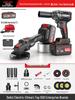 Delixi Brushless High Torque Multi-Tool Set: Electric Wrench and Angle Grinder.