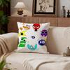 Horror Rainbow Friends Cushion Cover Cushion Cover Set 4Pcs 50x50 45x45 40x40 Pillowcase Decorative Sofa Home Decor