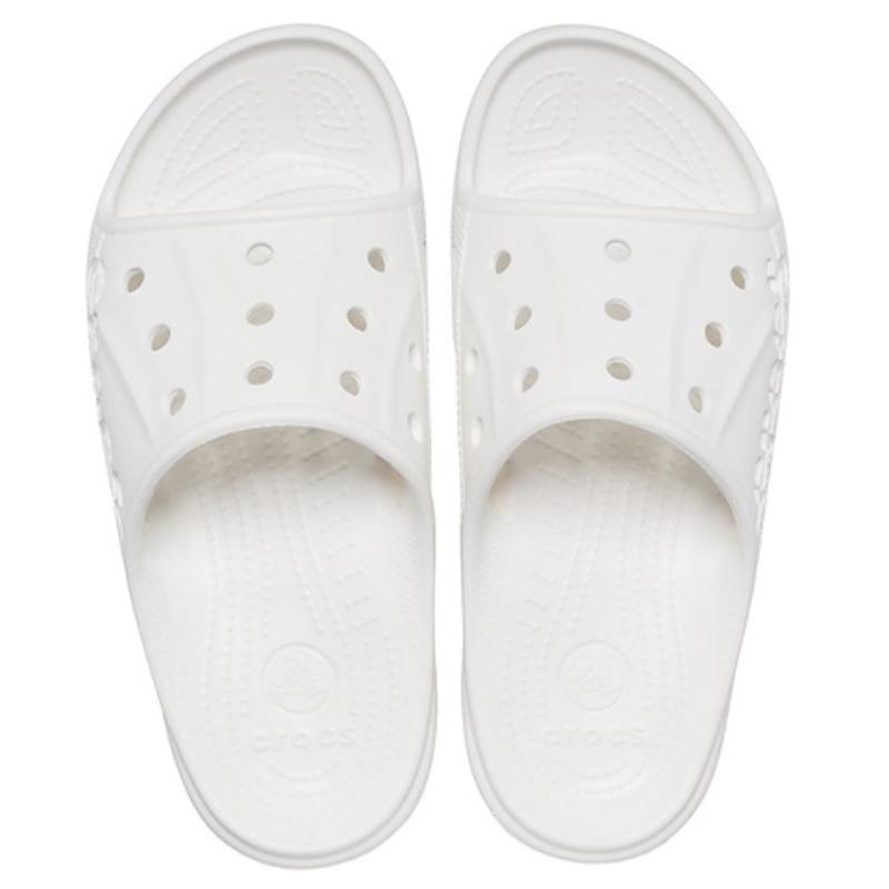 Crocs Baya Minimalistic Casual Slippers Unisex White