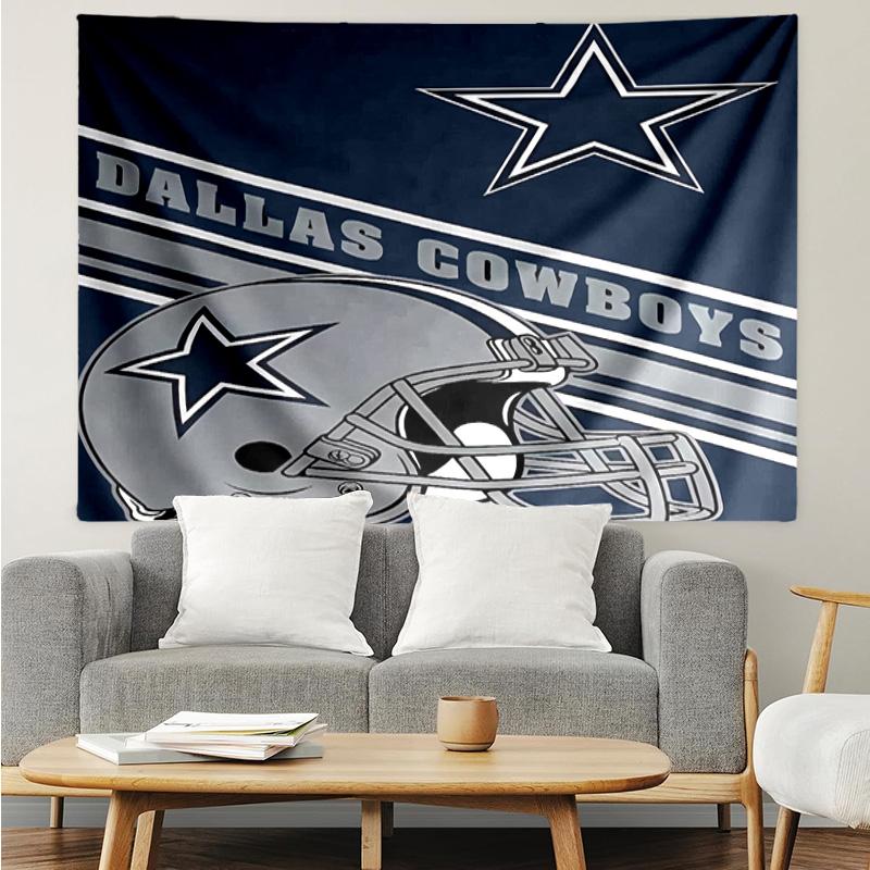 Dallas Cowboys Tapestry for Bedroom Aesthetic Classroom Tapestries Wall Hanging for Living Room Dorm Office,Ideal Creative Gift