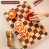 Solid Wood Checkerboard Cutting Board
