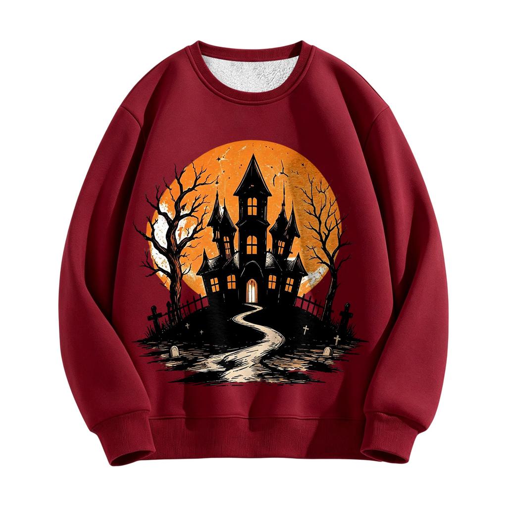 Women's Retro Oil Painting Pumpkin Sunflower Pullover Sweatshirt Fall Winter