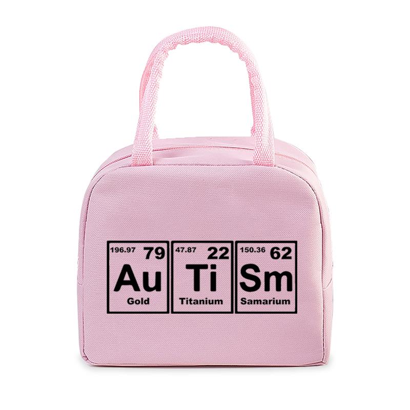 "Teachers Change The World" Pattern Women Men Portable Lunch Bags Funny Books Coffee Pencil Thermal Food Insulation Lunch Bag
