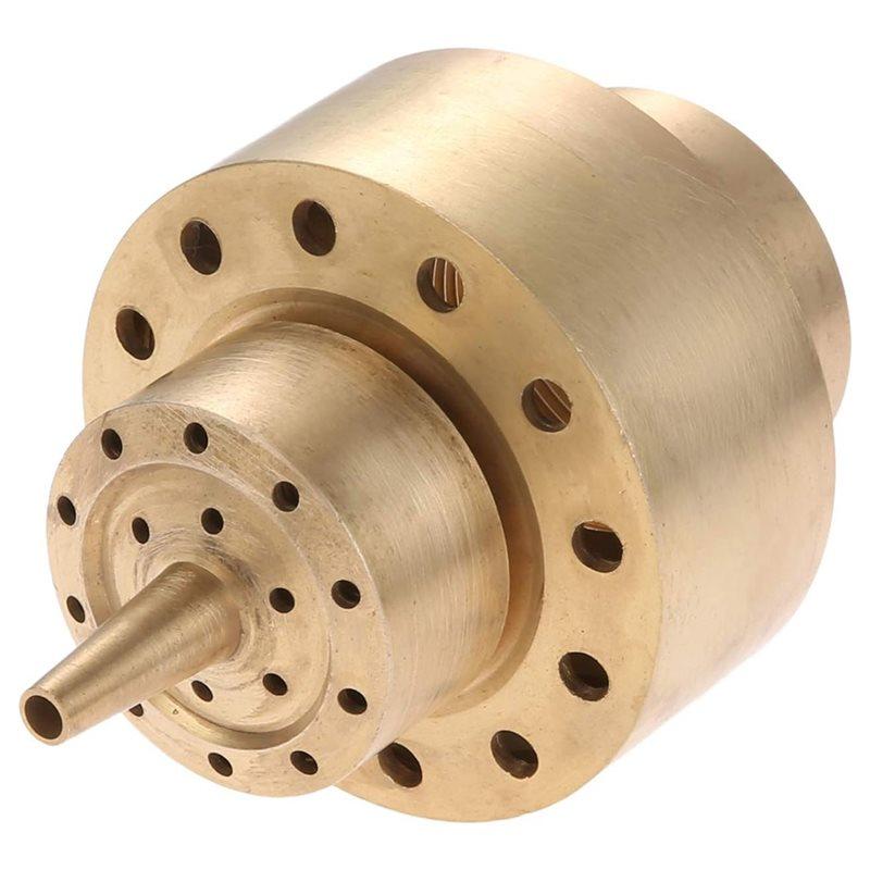 

Water Fountain Nozzle Brass Two Layers Fountain Nozzle 1.5 Column Sprinkler Head For Garden Pond Bring Beautiful Visual золотой