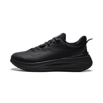 Li Ning SOFT PLUS Halkfria Slitstarka Låga Vardagsskor Herr Svart AGLU097-1
