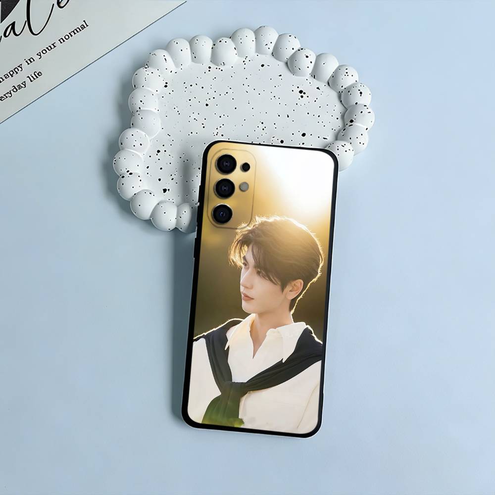 Actor Linghe Zhang Phone Case For Samsung S25,S24,S21,S22,S23,S30,Ultra,S20,Plus,Fe,Lite,Black Soft Silicone