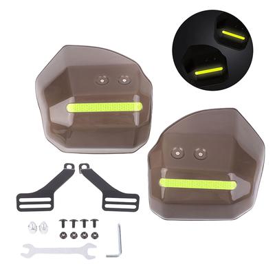 1 set di protezione da vento, pioggia e sole, facile da installare, protezione per le mani per scooter, moto, ATV, con striscia riflettente notturna