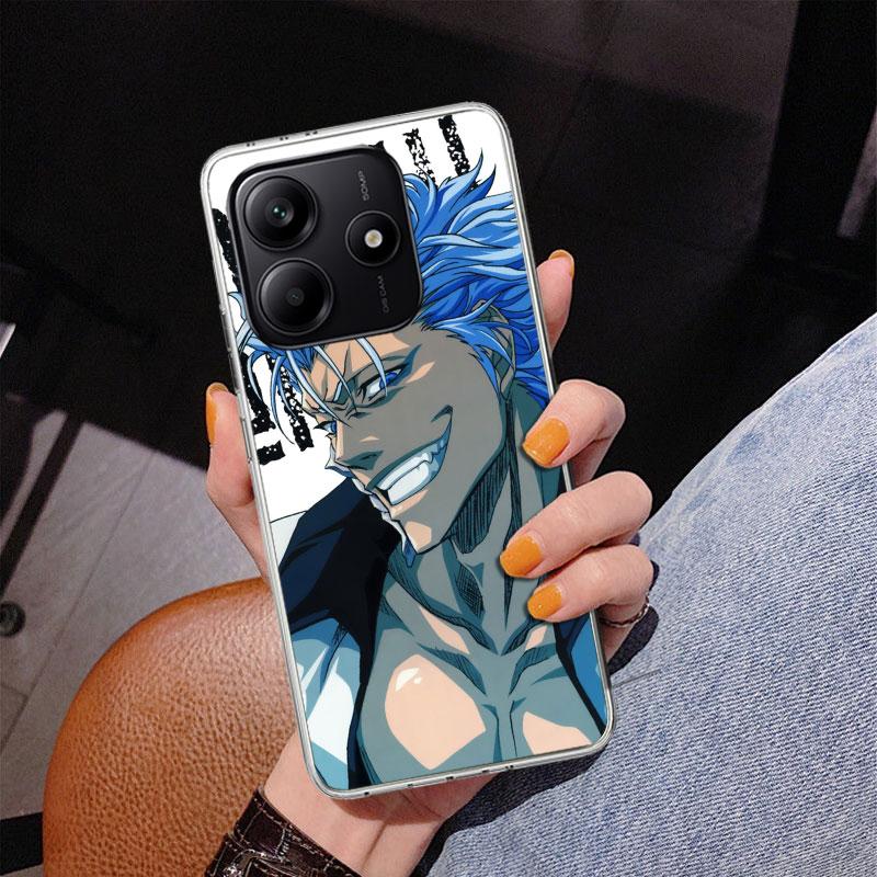 Grimmjow 6 Bleach Phone Case For Xiaomi Redmi Note 15 14 13 12S 12 11 Pro Plus 14S 11S 11E 10 10S 11T 5G Personalized Cover Redm