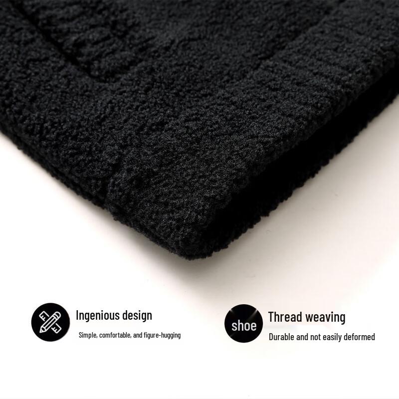 XueZhongFei Men's Winter Warm Fleece Zip-Up Jacket