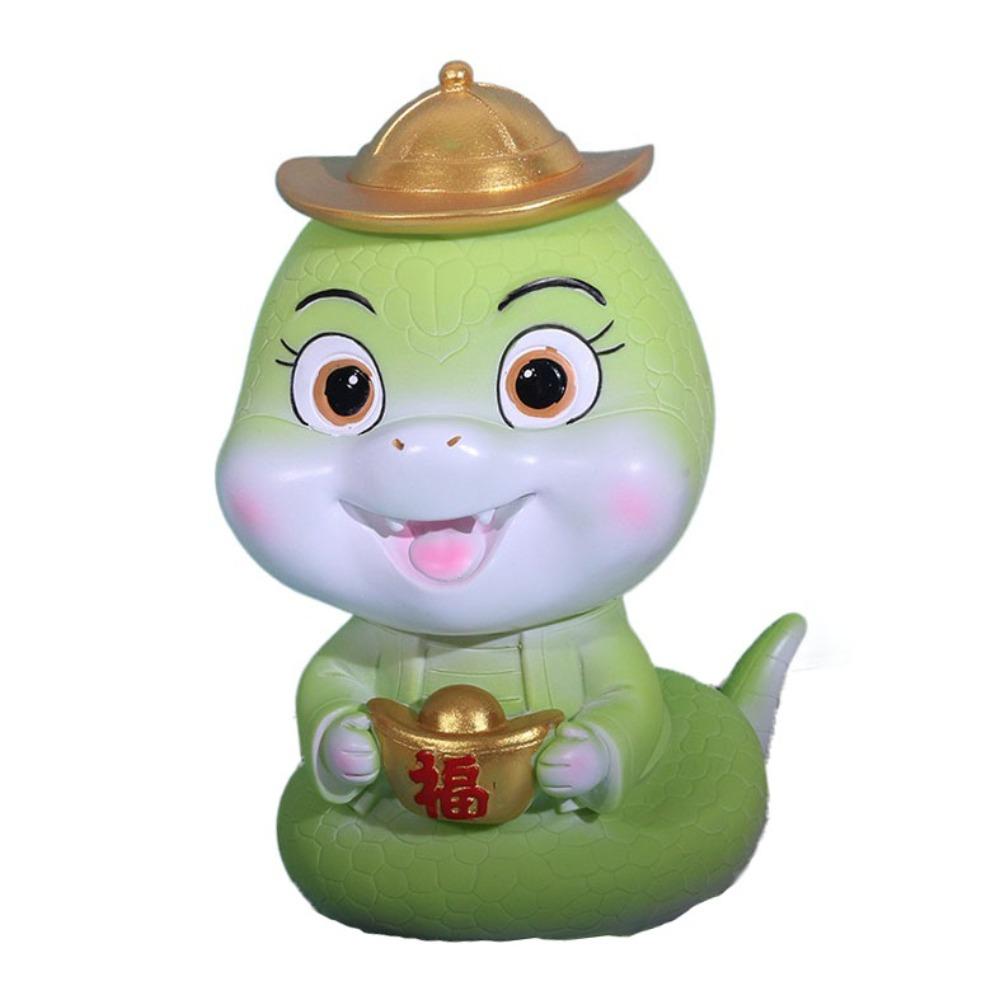 Savings Tank Zodiacs Snake Piggy Bank Money Saver Snake Coin Storage Box  New Year Gift