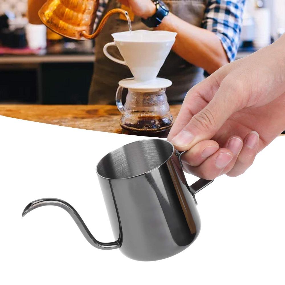Long Narrow Spout Gooseneck Kettle 304 Stainless Steel Stainless Steel Coffee Pot Coffee Brewing