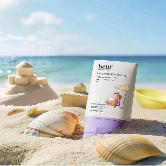belif happybo mild sunscreen 50ml