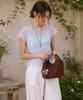 Talli [2Way] Lower Weaving Bag_Brown