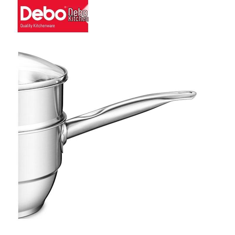 Debo Campbell Edelstahl Milchtopf