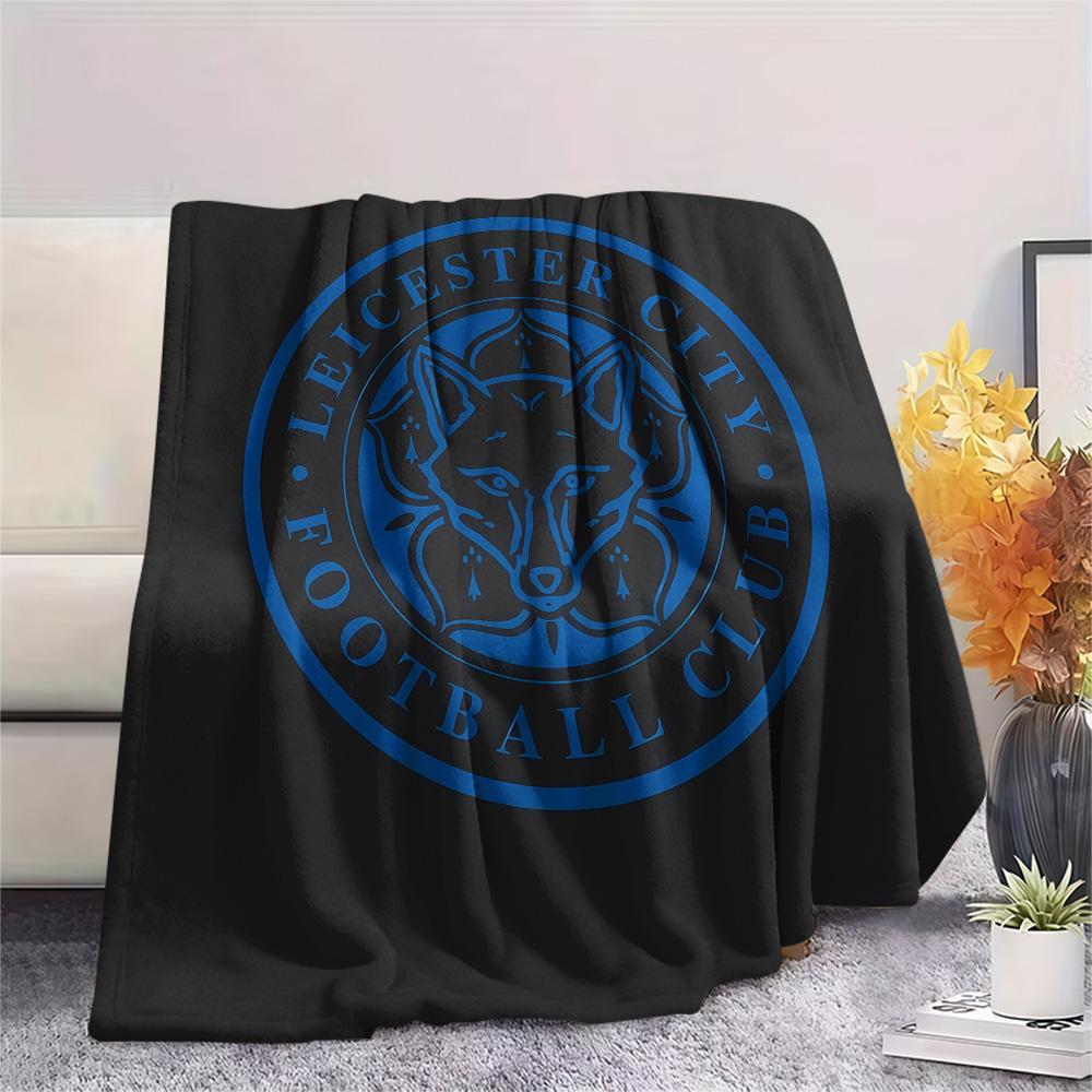Leicester City Football Club Flannel Blanket, High quality Comfortable for All Seasons, Home Decor, Warmth and Comfort