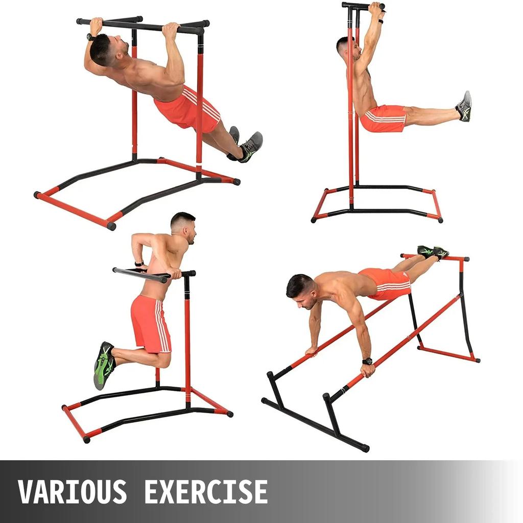 Pull Up Dip Station 220LBS Power Tower Station Multi-Station Power Tower Indoor Exercise Pull-ups