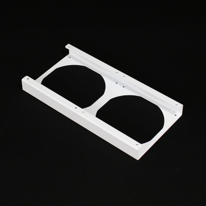 Universal 12cm PC Fan Mounting Bracket Zinc Coated Metal 25mm Elevations For Optimal Heat Dissipation And Ventilation