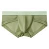 Men Briefs Summer 3D Pouch Solid Color Soft Sheer Breathable Comfortable Stretch Quick Drying Male Triangle Bikini Underwear