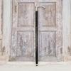 93.98 Cm Walking Stick Dark and Silver Elegant and Solid Cane Gift for Grandfather, Father Gift Idea
