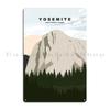 Yosemite National Park Metal Sign Printing Decoration Cinema Designer Plaques Tin Sign Poster