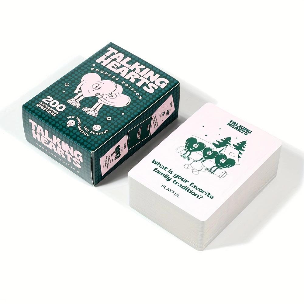 English Talking Hearts: Couples Edition - Conversation Cards for Couples