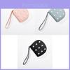 New Korean Style Coin Purse Women Short Fresh Floral Pattern Student Zipper Card Holder Multi-function Coin Clip