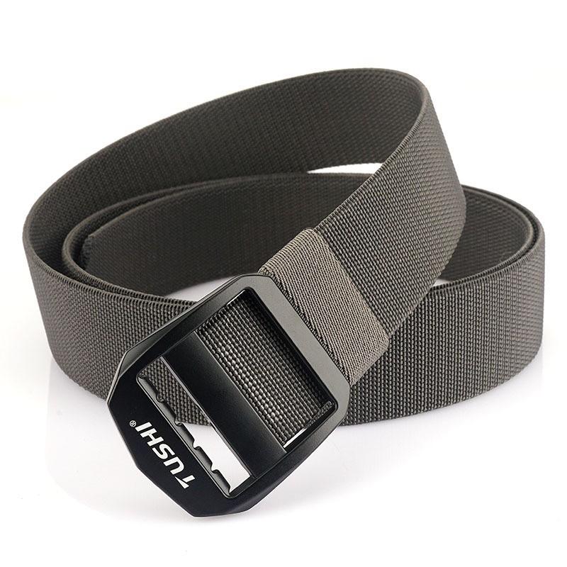 

Japanese Button Beaded Elastic Nylon Belt Men s Outdoor Knitted 120cm