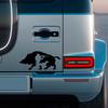 Adesivo per Auto Creativo Caccia Cinghiale Applicazione Finestrino Veicolo Cacciatore Decalcomania in Vinile Automobile Moto Tuning Decorazione Accessori