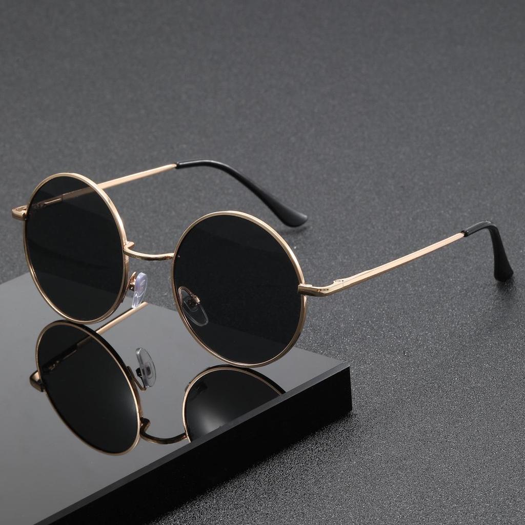 25 Slimming Small Round Trendy Retro Prince Anti-UV Sunglasses