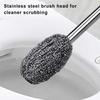 New Portable Steel Wool Cleaning Brush No Shedding Durable Toilet Brushss Multi-functional Cleaning Tool