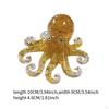 Octopus Figurine Novelty Collectible Animal Statue for Cabinet Bedroom Shelf