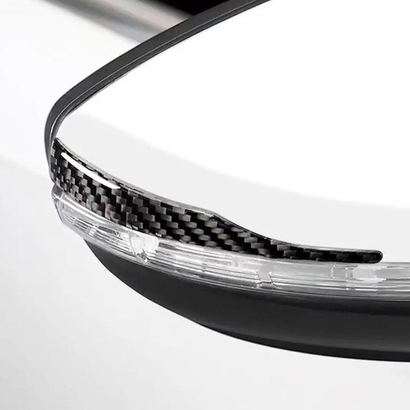 2-Pack Car Rearview Mirror Anti-Collision Strips, Reversing Mirror Anti-Scratch Strips, Universal Car Stickers