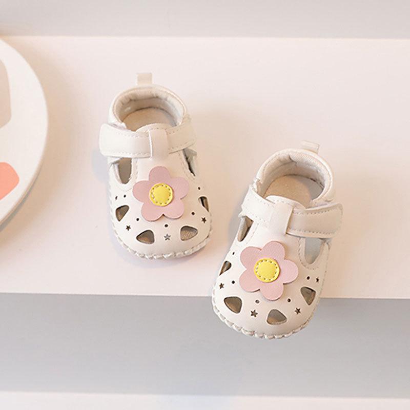 Princess Baby Shoes For Girls Soft Sole Summer Walkers With Magic Tape For Toddler Infants