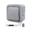 Switch Push Button Doorbell Momentary Contact Resettable Waterproof Wall Buttons