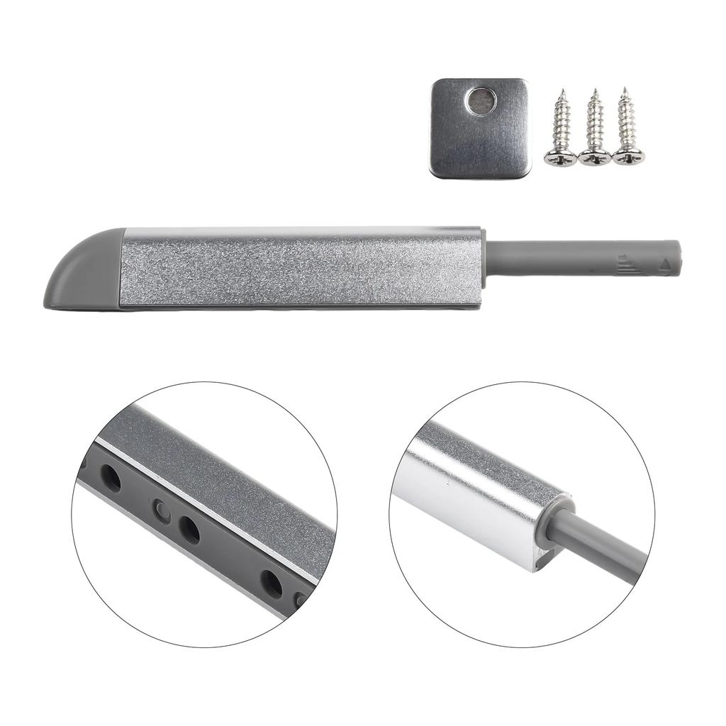 Cabinet Catches Damper Buffer Door Stopper Alloy Push To Open Touch Release Door Catch  Rebound Device Furniture Hardware