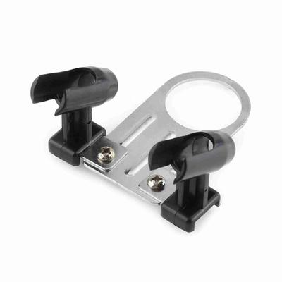 Dual Head Airbrush Holder Sturdy Alloy Anti Slip Air Pump Stand Compact Multi Slot Dual Head Cradle Model Coloring
