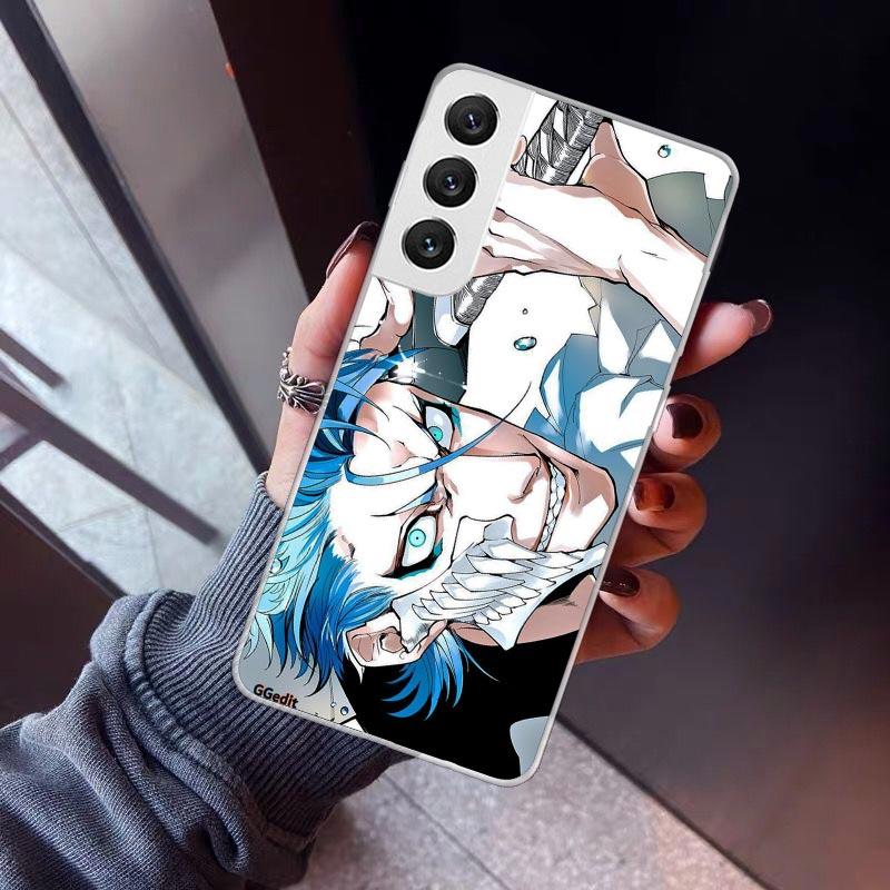

Bleach Grimmjow Phone Case For Samsung Galaxy S26 S25 Edge S24 S23 Ultra S22 Plus S21 S20 FE Soft TPU Back Cover Funda Galaxy S2 Samsung S22
