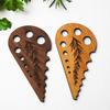 1/2Pcs 8-Hole Herb Stripper Tool Wooden Quick Kale Chard Vegetable Leaf Stripping Tool Stem Remover Separator Kitchen Gadgets
