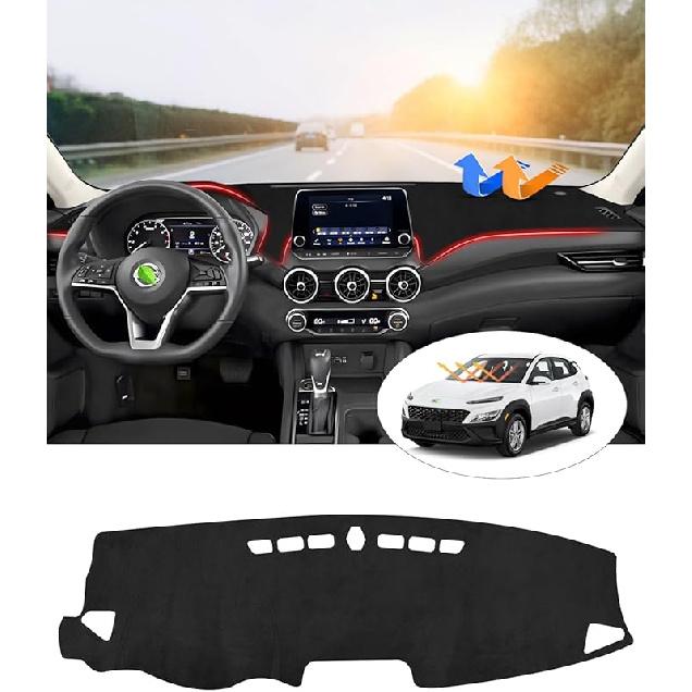 CARTIST Dash Cover Fit For Genesis GV80 2024 2025 Dashboard Cover Mat For GV80 Accessories Non-Slip Carpet Sunshield Glare UV Rays Protector