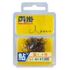 Gamakatsu Double Hook Fox Hanging Size 7.5 90 Pieces Brown