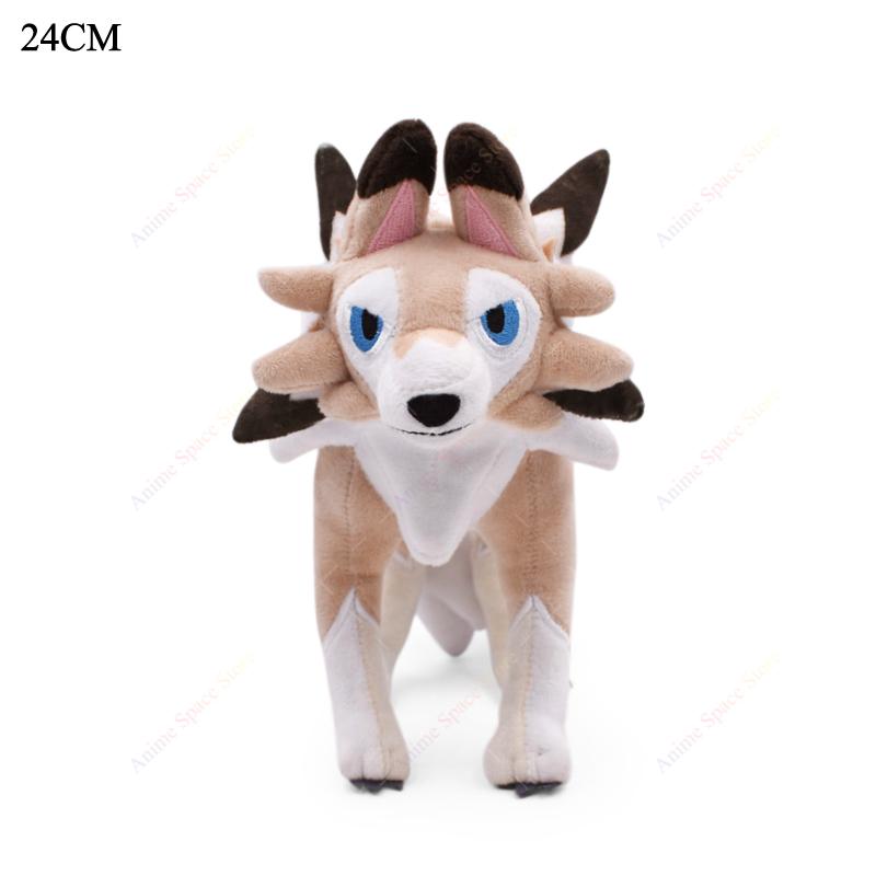 Plush Koraidon Miraidon Motorcycle Form Shiny Lycanroc Midday Form Lunala Solgaleo Zacian Zamazenta Stuffed Peluche Toys