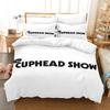 The Cuphead Show Bedding Set Single Twin Full Queen King Size Bed Set Aldult Kid Bedroom Duvetcover Sets 3D Print Anime Game