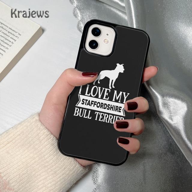 American Staffordshire Terrier Phone Case Cover For iPhone 17 Air 16 15 14 Plus 12 13 Pro Max Coque Fundas