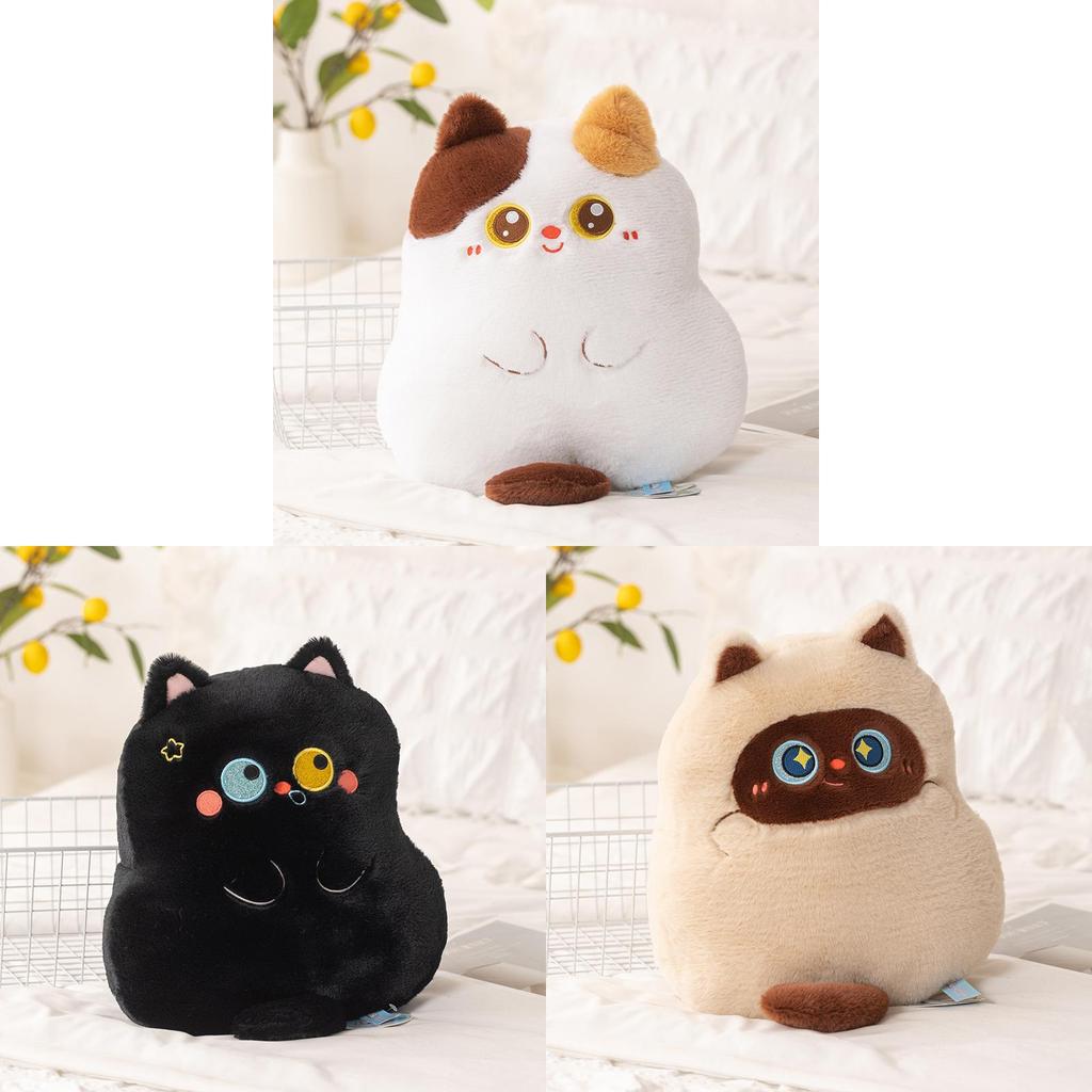 Siamese Cat Plush Toy Pillow With Soft Pp Cotton Filling For Kids And Adults