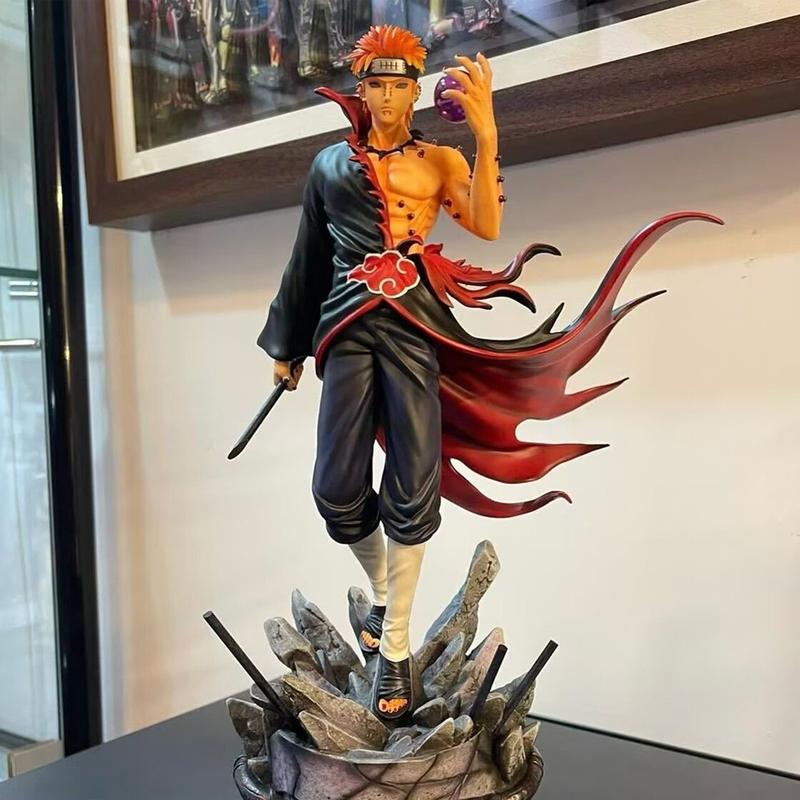 23cm/9in Klasyczne Figurki Anime Naruto Figurka Pain Model Statuetka PVC Kolekcja Dekoracja Ozdoba na Biurko Zabawki Urodzinowe Prezenty