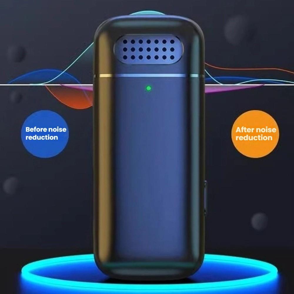 with Charging Case Lavalier Mic Intelligent Noise Reduction Lapel Microphone  Phone Recording