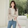 VICTORIA&VERA Women's Floral Print Long Sleeve Knit Top