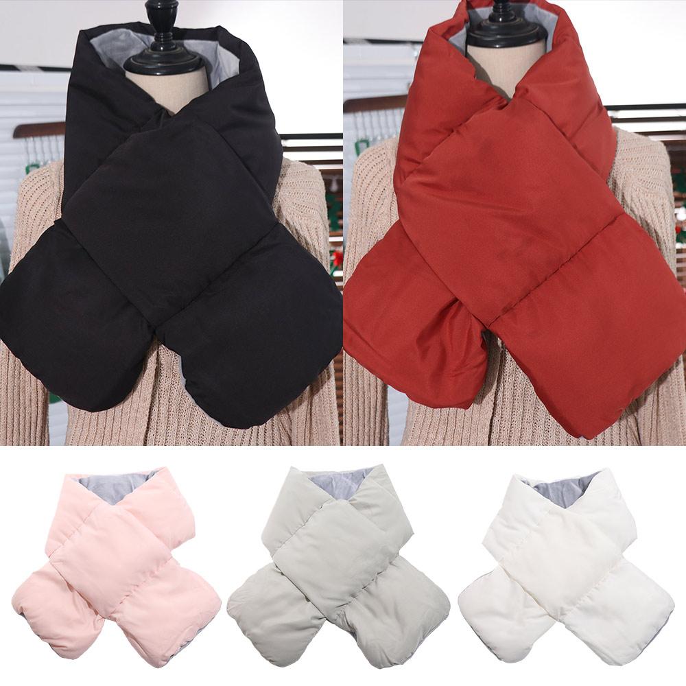 Chubby Winter Scarves Thermal Winter Shawl Scarf Unique Down Neckerchief  Streetwear
